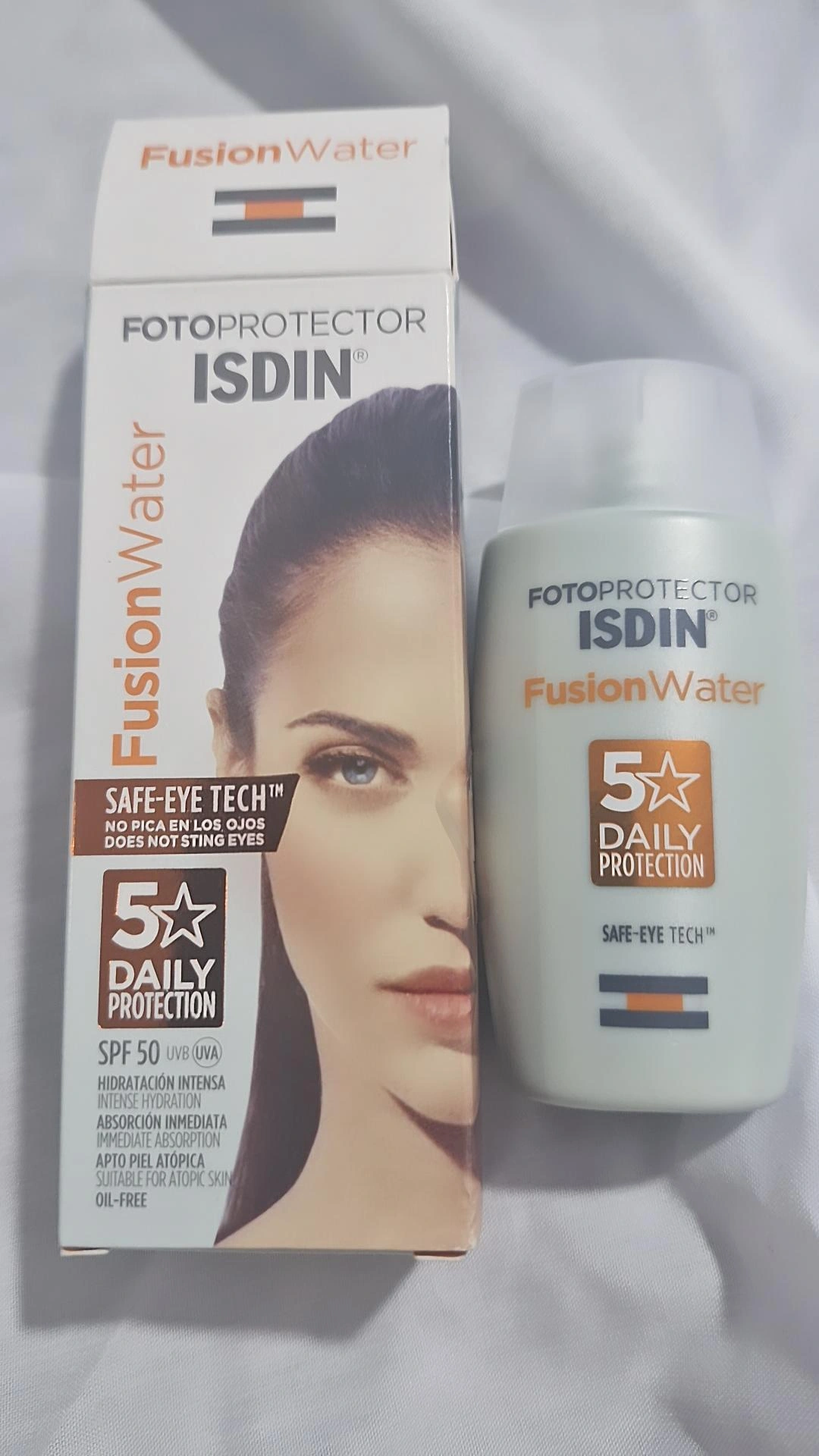 ضدآفتاب بدون رنگ فیوژن واتر ایزدین اورجینال safe-eye